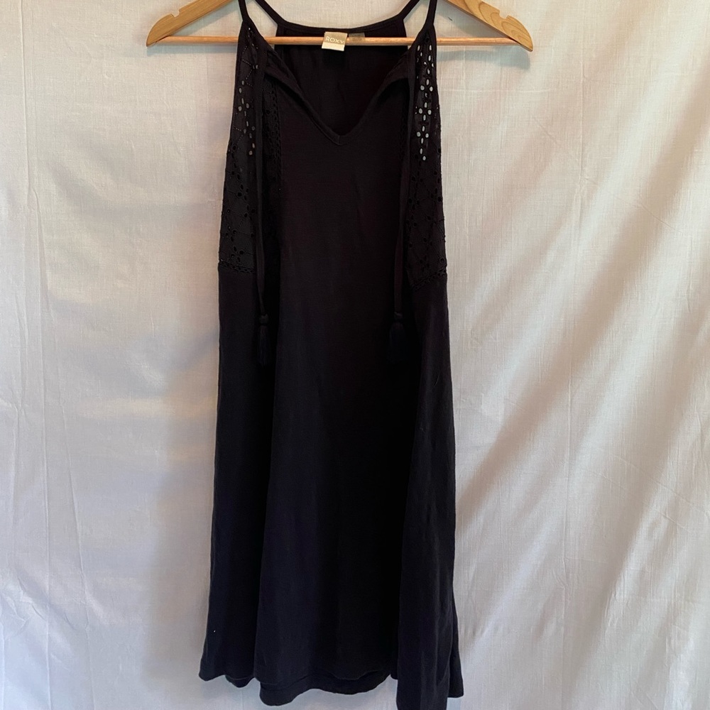 Black Roxy Swim Coverup Dress